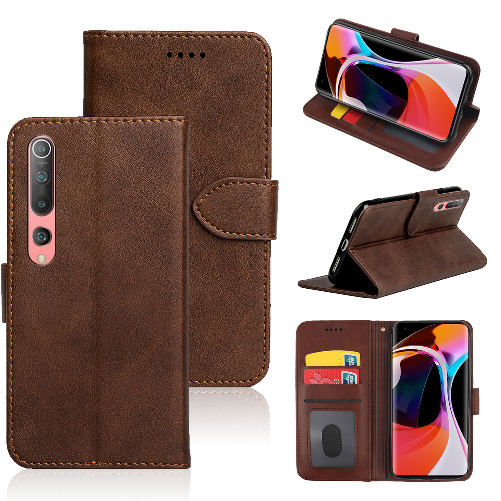 Кожаный чехол-бумажник в стиле ретро для Xiaomi Mi 10 Pro Note 10 9 CC9 CC9E A3 Redmi 7 Go K20 Pro Note 7 7S 7 8 Pro 8T Y3