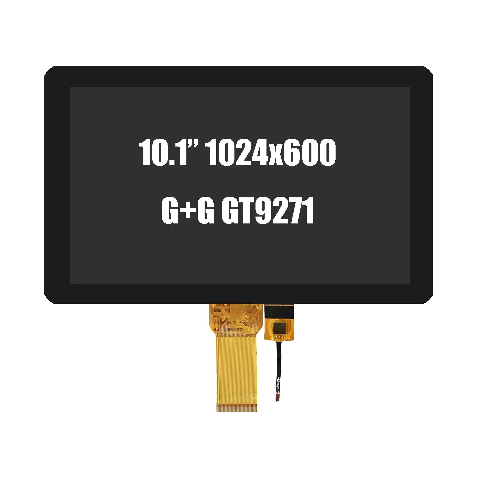 PCAP Touch Landscape Capacitive 1024x600 LCD 50pin RGB 10.1 inch TFT Display Module 10.1 Touch Screen