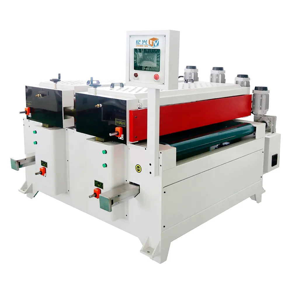 New version   Plywood/ MDF/ HDF/ Chipboard Double Roller UV Coating Machine