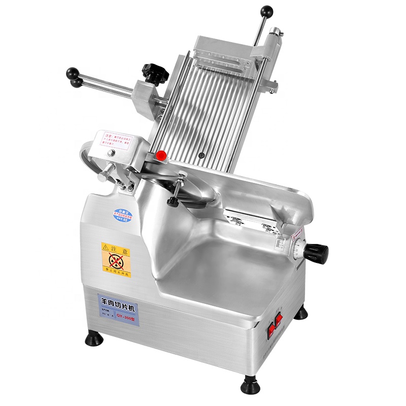 Professional 12'' Automatic fronze meat slicing machine Industrial Mutton slicer