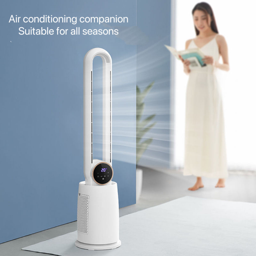 Tower-Installable Bladeless Air Cooling Fan with Air Purifier for Household Appliances