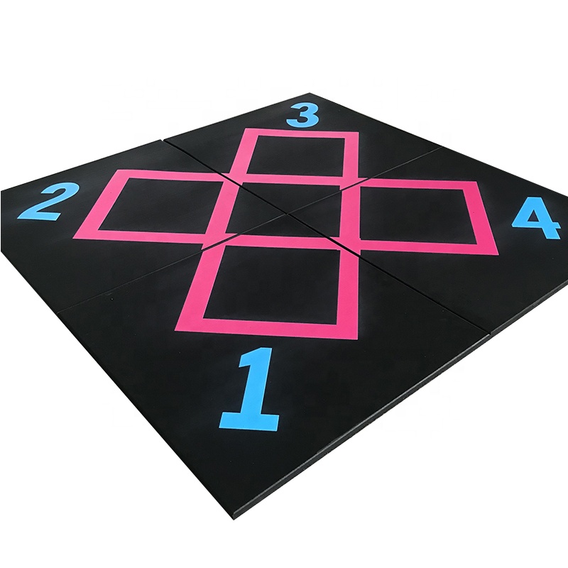 Non-toxic gym rubber floor mat Gym floor mat with free customization design
