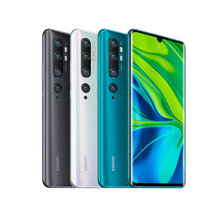 Новое поступление, Мобильный телефон Xiaomi Mi Note 10 8 + 128G, мобильный телефон Mi Note 10, телефон Mi Note 10 108MP в глобальной версии
