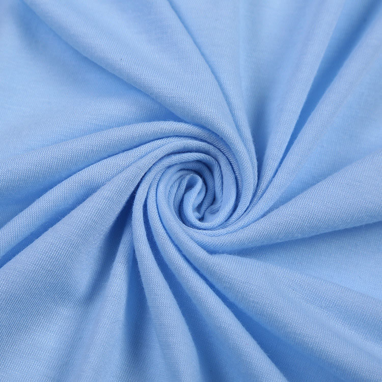 40S 50% cotton 50% Modal plain modale knitted T-shirt wear Modale fabric for garment