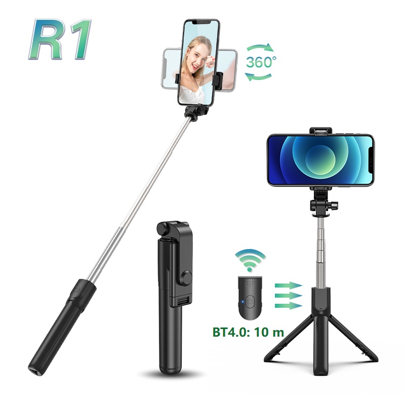 R1, высокое качество, самая дешевая 10 м BT, удаленная селфи-палка Tongsis