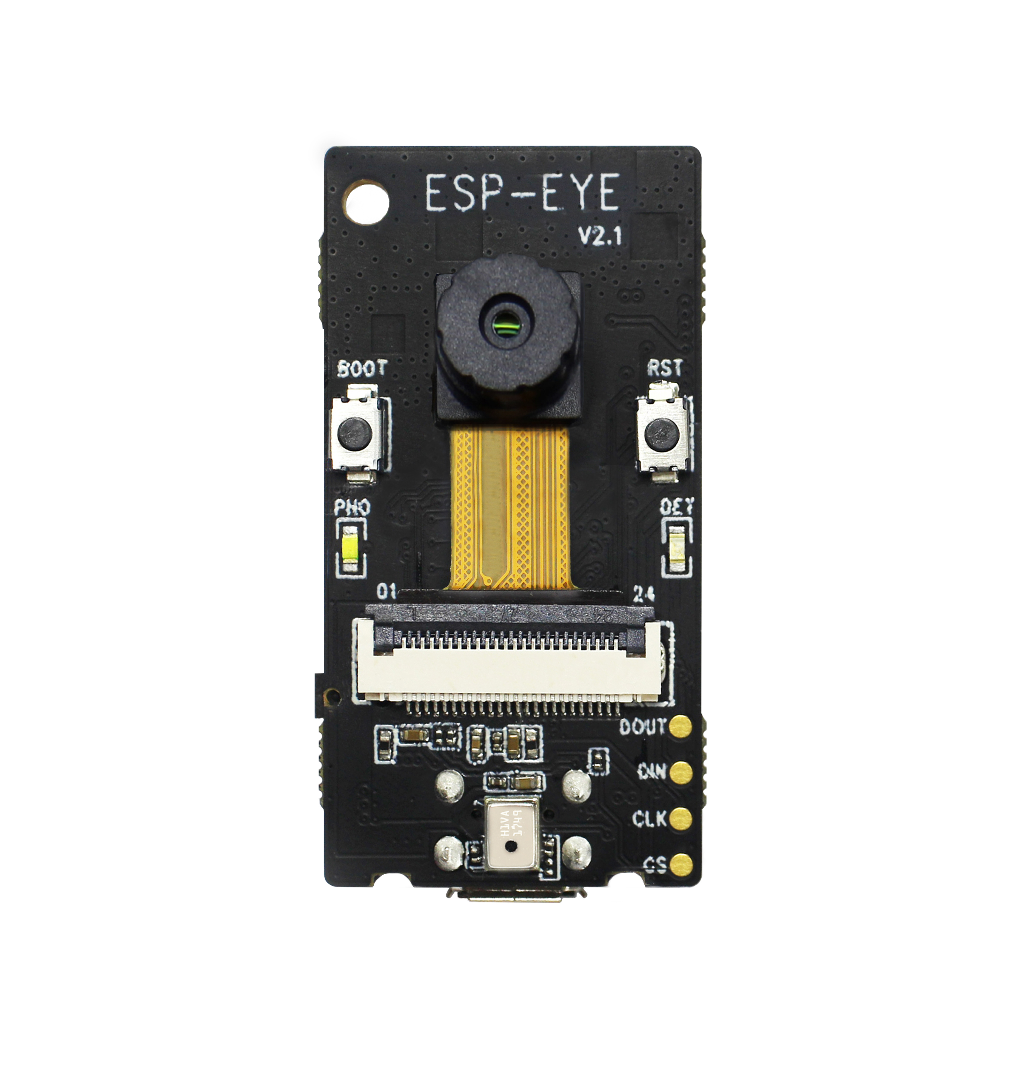 ESP-EYE плата разработки WIFI передача изображений Поддержка блока питания отладки MicroUSB ESP32 чип модуль камеры