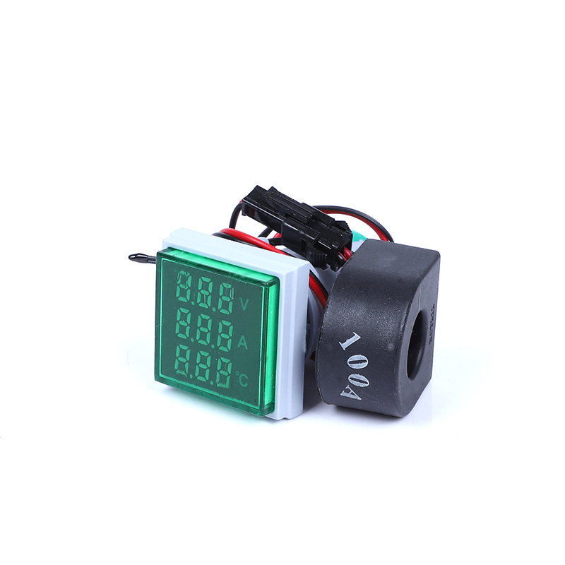 Cheap Led Lights digital thermometer AD16 22VAT 1 in 3 volt amp meter -20-199c 0-100A 60-500V volt amp meter