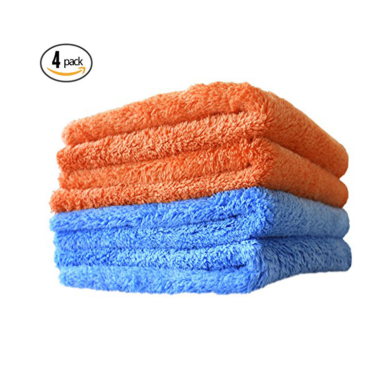 400gms microfiber detailing cloth edgeless plush towel