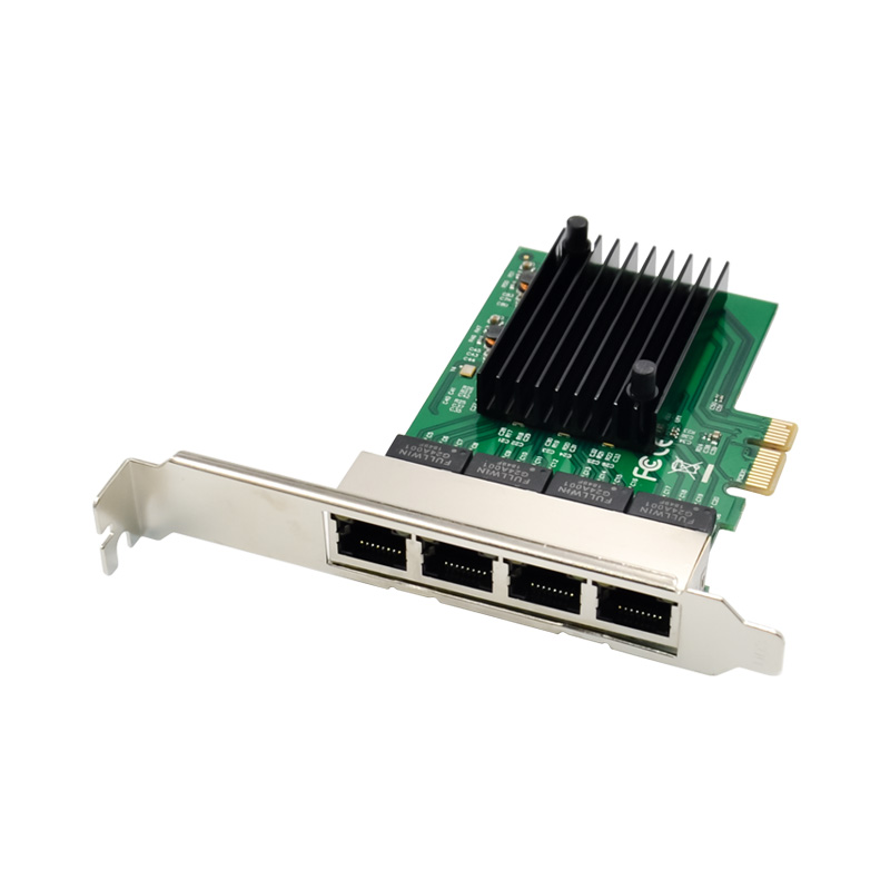 Новый чипсет REALTEK RTL8111F PCIe X1 четырехпортовый гигабитный Ethernet Сетевая карта