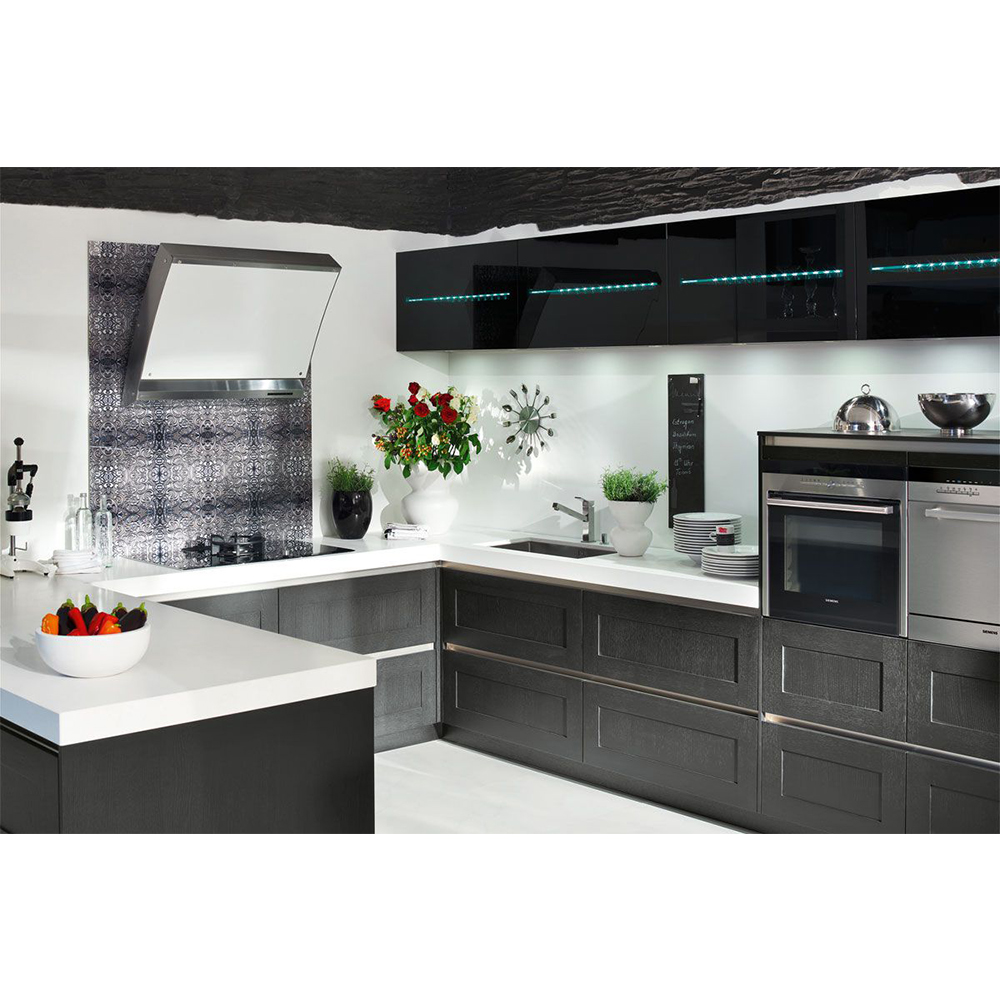 Hot sale Lacquer Wooden Modern kitchen cabinet Modular Kitchen Cabinet For Home Furniture