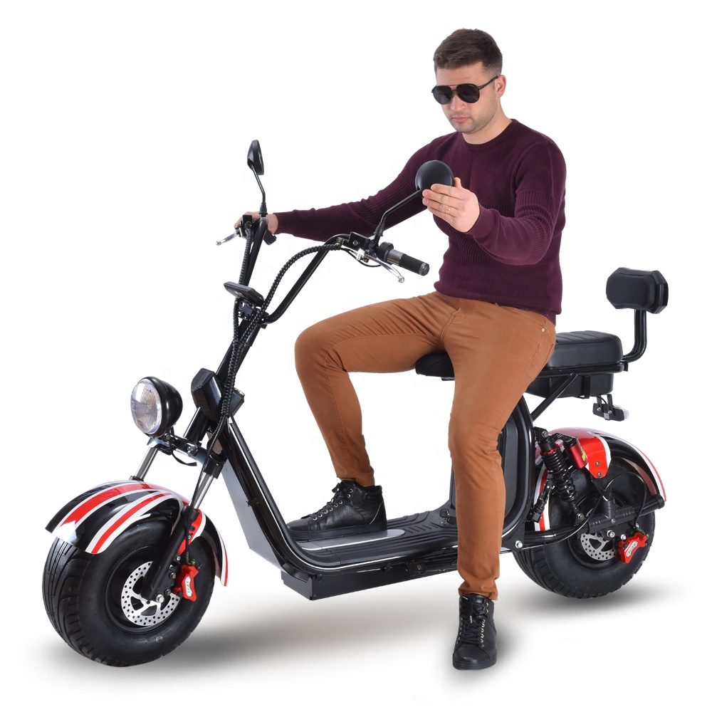 EEC City Coco электрический скутер 800 Вт 1000 Вт Citycoco 2000 Вт Электрический скутер с толстыми шинами