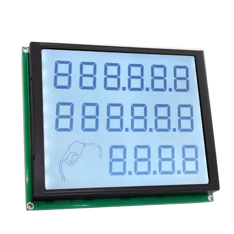 16 цифр 3 ряда 7 в корпусе с двурядным расположением выходов и запятая IC HT1621 топлива 6 цифр ЖК-дисплей экран насос контроля холодильного агрегата