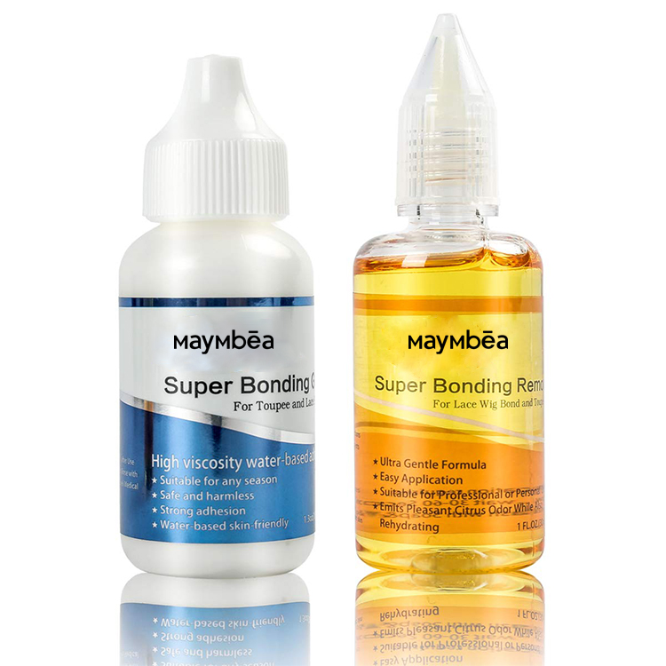 Private Label Front Frontal Strong Lace Wig Glue Remover Wholesale Water Proof Hair Lace Glue Wig Adhesive And Tint Spray Set
