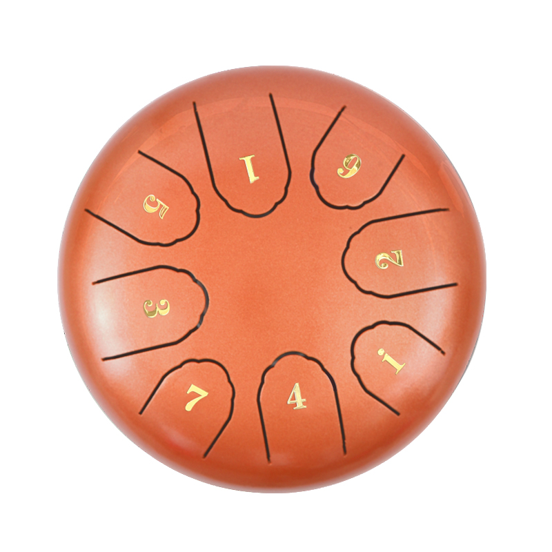Высокое качество! Золотая Корона 6 дюймов 8 тонн бак Handpan стали язык барабан