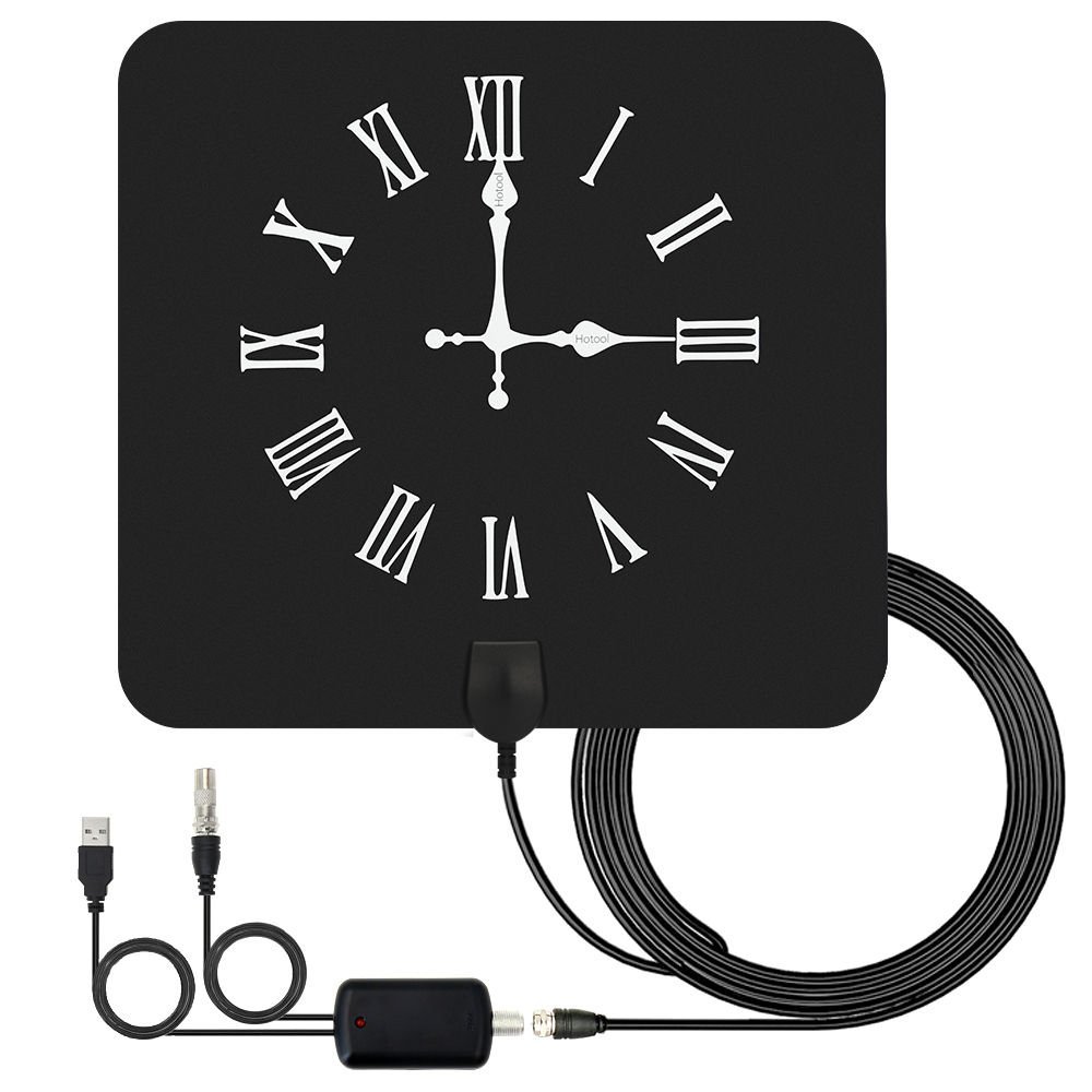 Внутренняя uhf/vhf цифровая hdtv ТВ антенна с f коннектором с усилителем