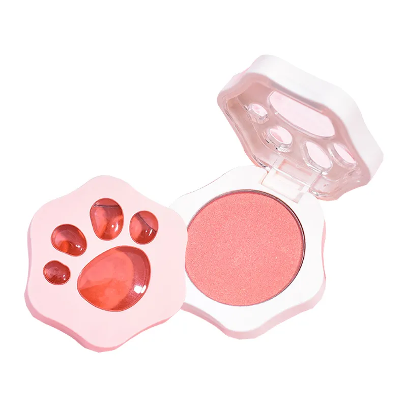 Blush Logo Rubor Kawaii Blusher Kit Vegan Cruelty Free Glow Best Makeup Pink Colour Custom Private Label Face Natural Shimmer