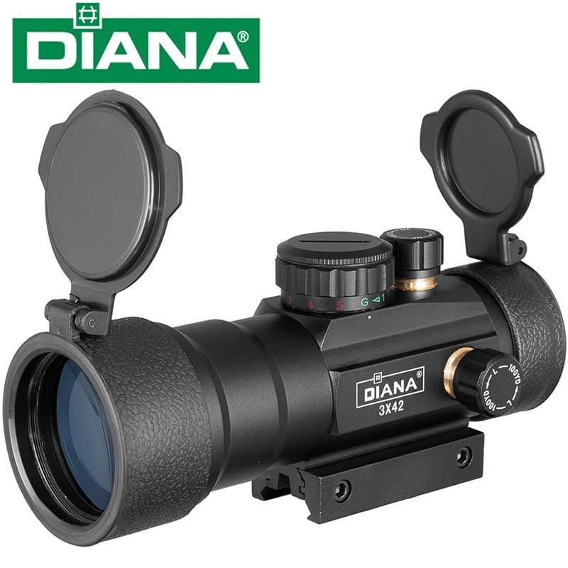 DIANA 3X42 Aliexpress AFG тактические споттинг охотничьи прицелы аксессуары крепление Спорт на открытом воздухе holosun красная точка прицел линзы