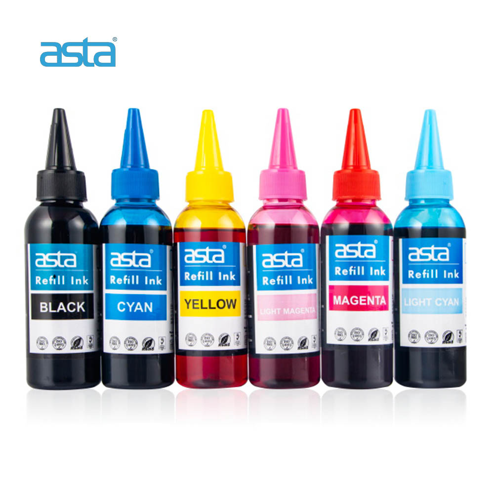 ASTA 70ml 100ml Wholesale Universal Bulk Refill T564 T059 T087 564 059 087 Compatible Dye Ink For Epson Inkjet Printer