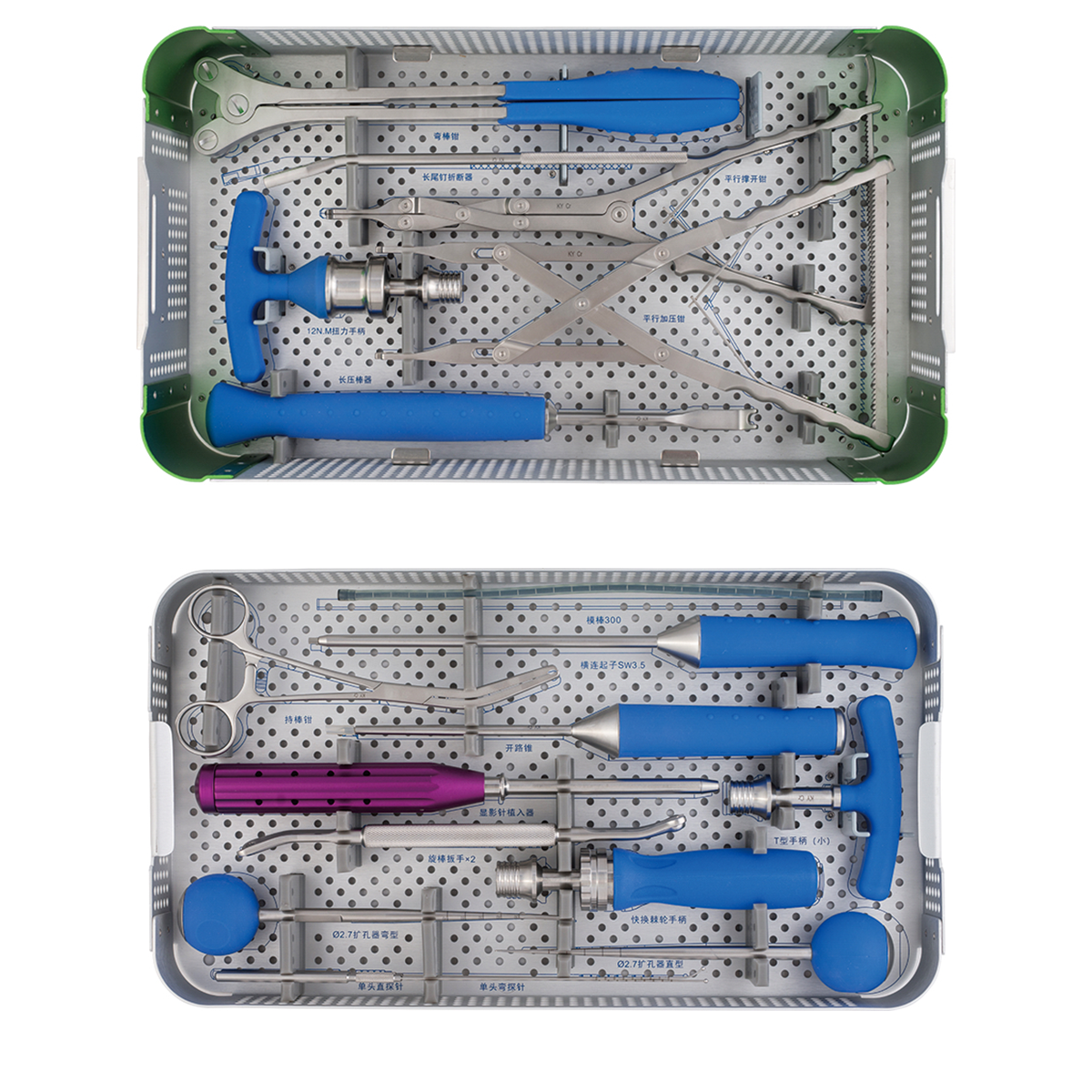 High Quality Orthopedic Products Spine Pedicle Polyaxial Screw Instrument Set Surgical Instruments