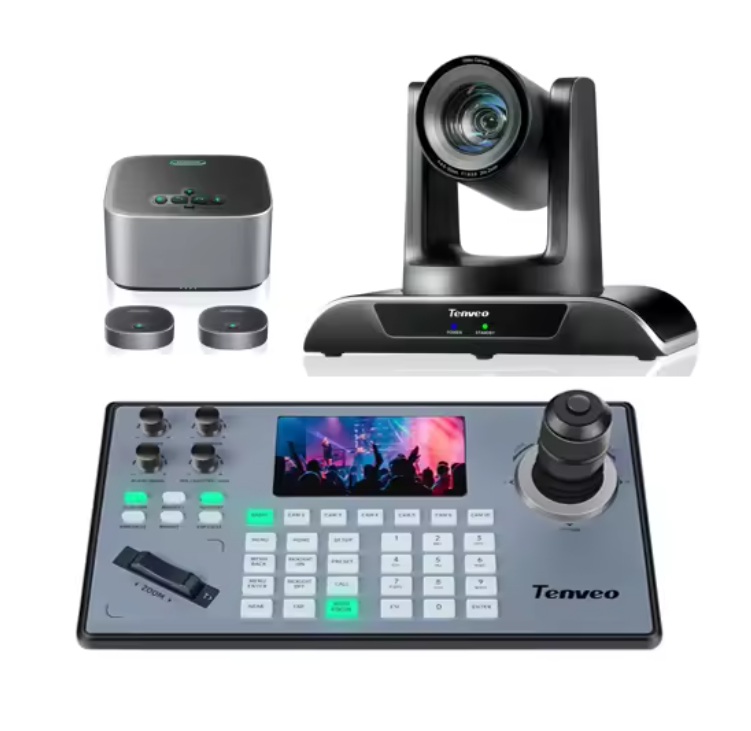 Tevo-M6B-EX+VHD10U+KB200Pro USB 3.0/HDMI 10x optical zoom 1080P joystick controller for ptz camera Video conference system