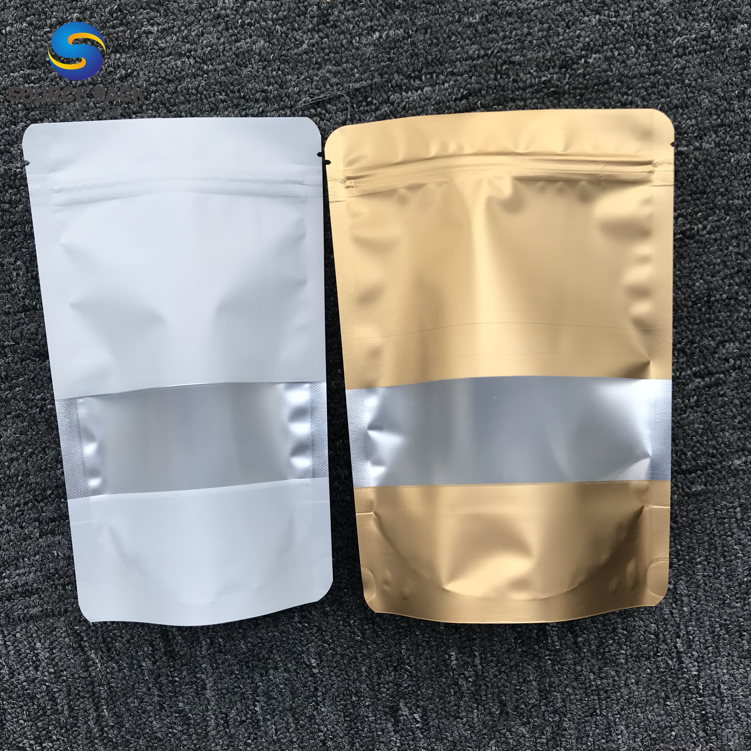 Пакеты для образцов, упаковка, mylar ziplock мешок, прозрачное окно