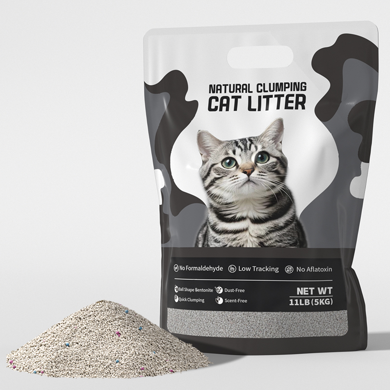 Factory Supply OEM Ecological Natural Strong Clumping Cat Litter Pet Product Dust Free Natural Bulk Bentonite Cat Litter