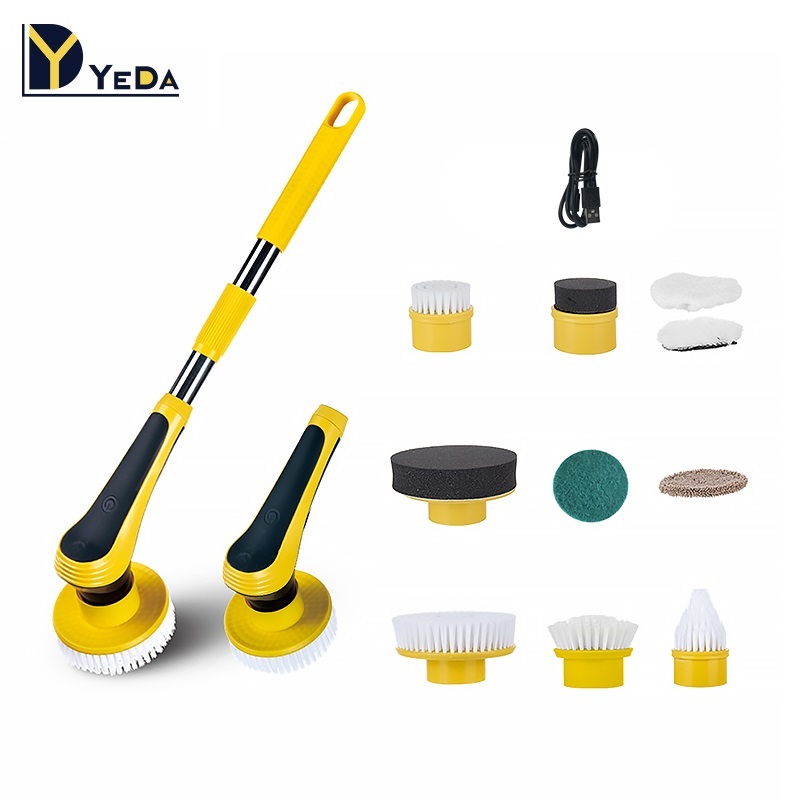 Electric Power Scrubber Brush Customizable Floor Cleaning Scrubber Brush Scrubber