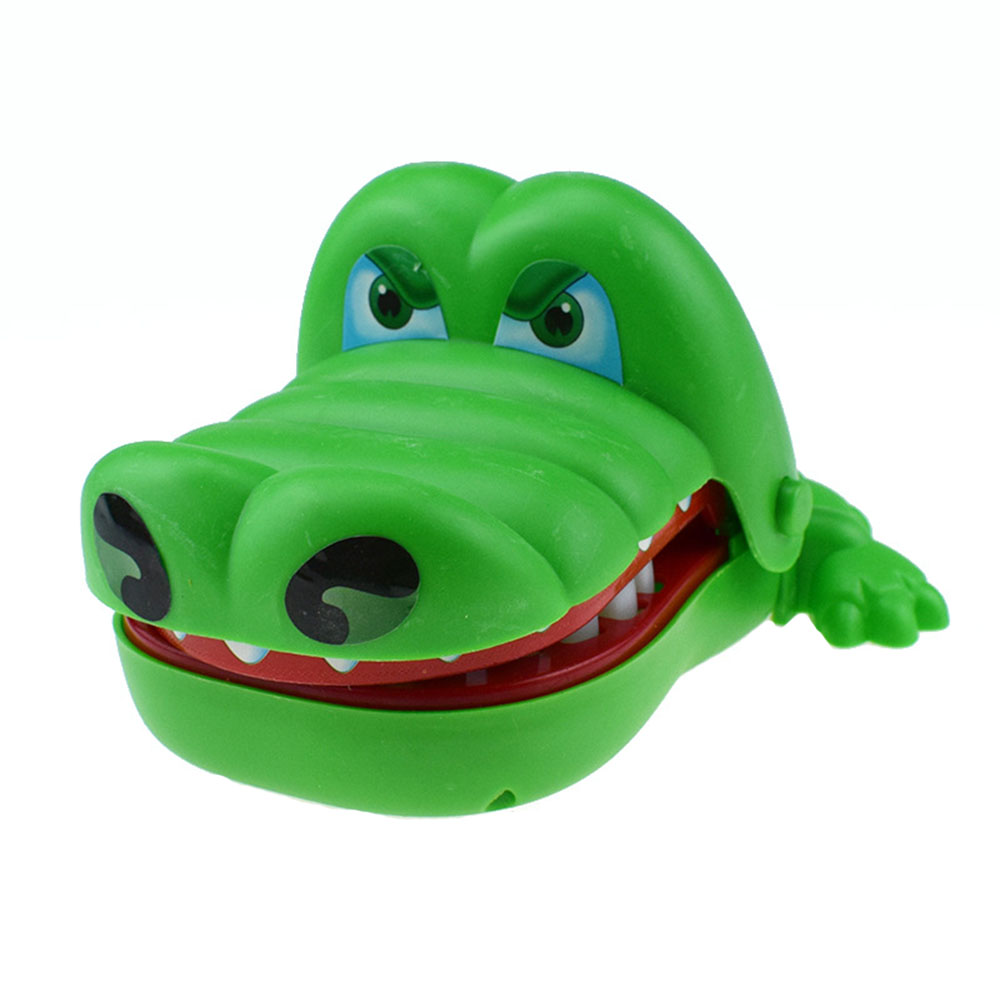 LGW210 пластик зеленый крокодил Vent игрушки кусающий палец игра игрушки для детских подарков