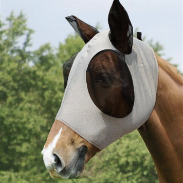 Hot Sale Breathable Safety Anti-mosquito Insect Fly-proof Equestrian Donkey Horse Mask