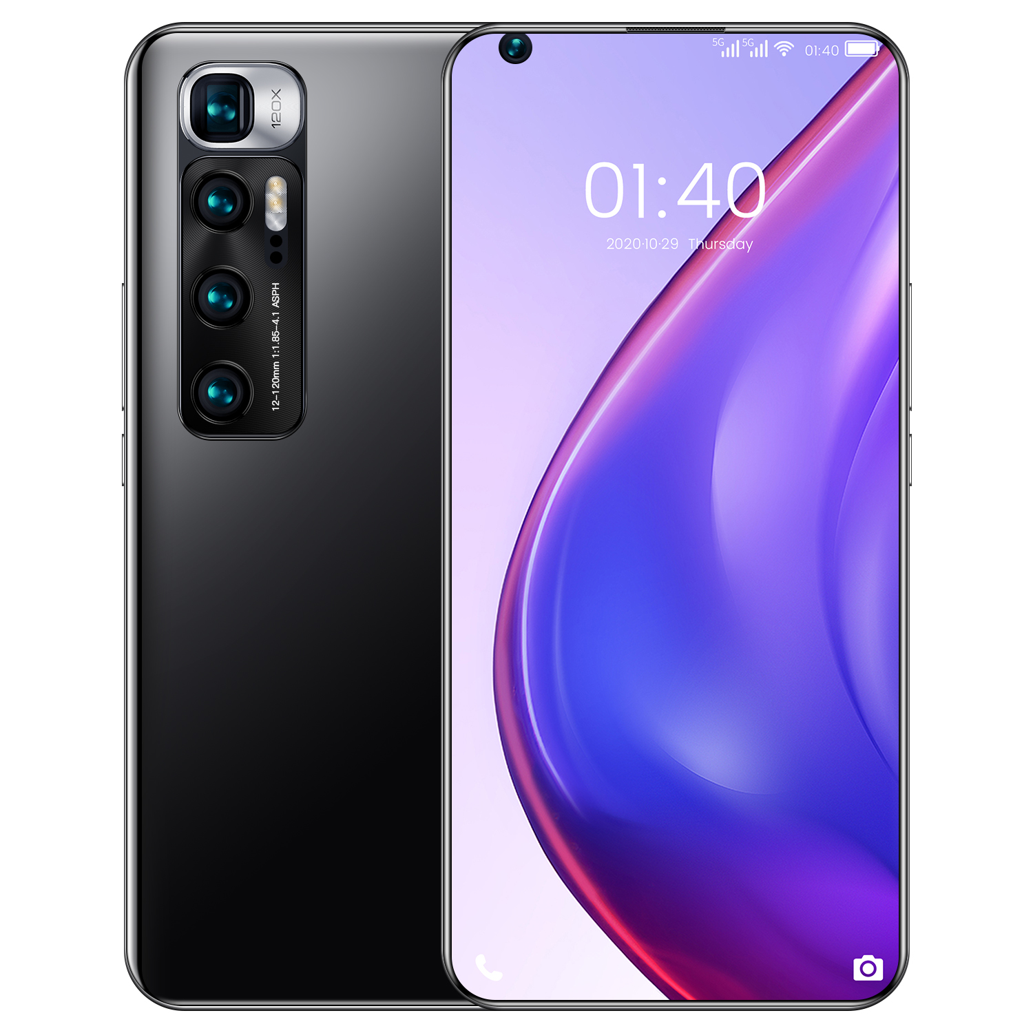 Прямая продажа с фабрики mi 10t pro 12 + 512G P40 мобильный телефон 6,53 дюймов Прямой полный дисплей Android 10,0 сотовый телефон