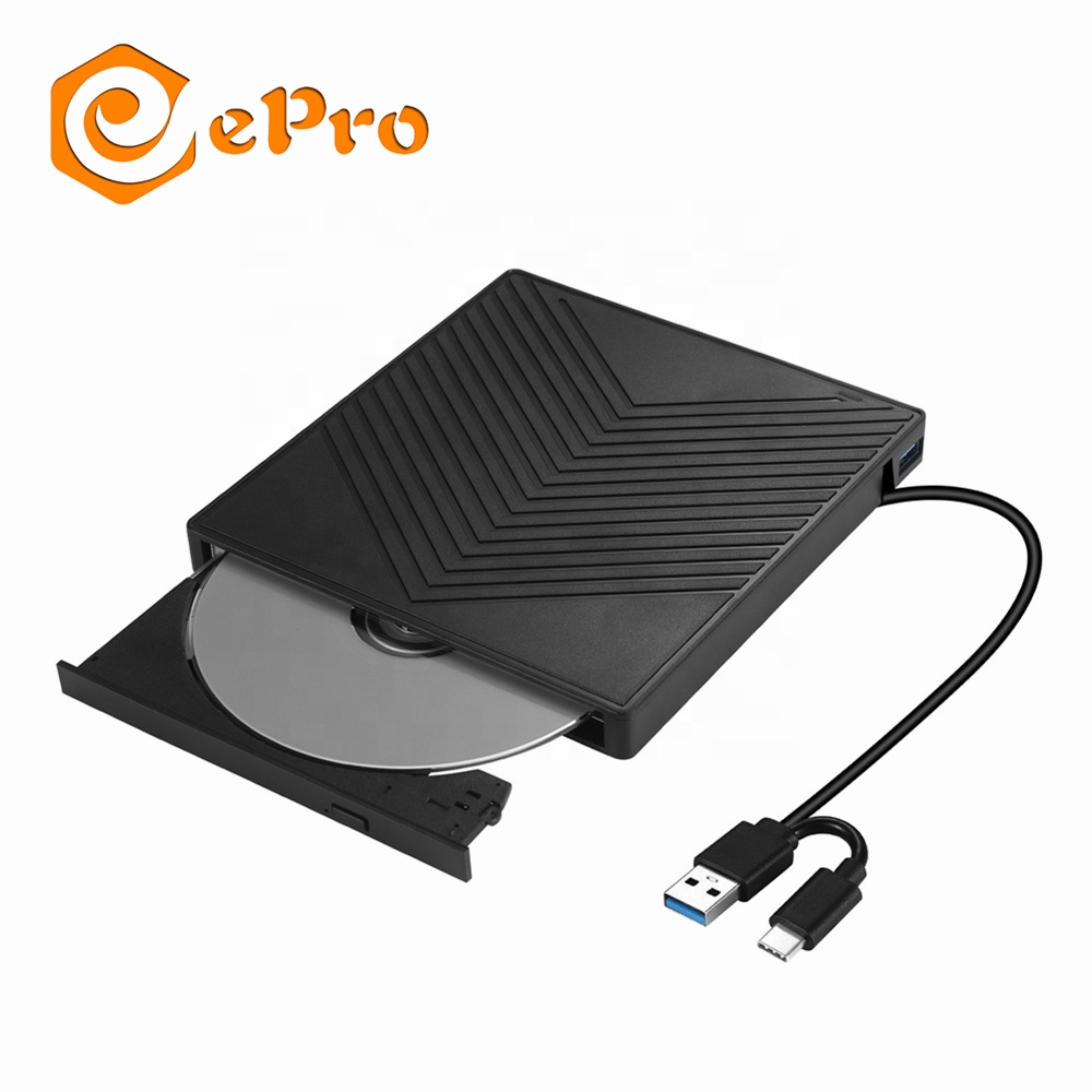 EDD18 USB 3,0 внешний Дисковод DVD USB-C Type-C DVD RW CD писатель горелка читатель плеер Бесплатный накопитель для Macbook ноутбука портативного компьютера ПК