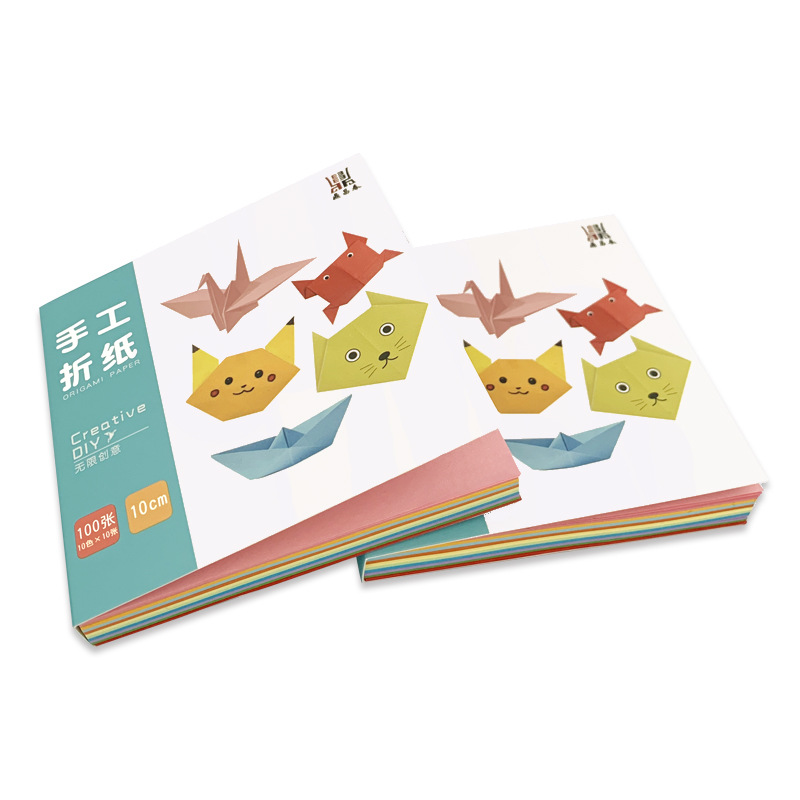 Boutique cartoon children creative color handmade origami square 15 cm color handmade paper cut 15 colors