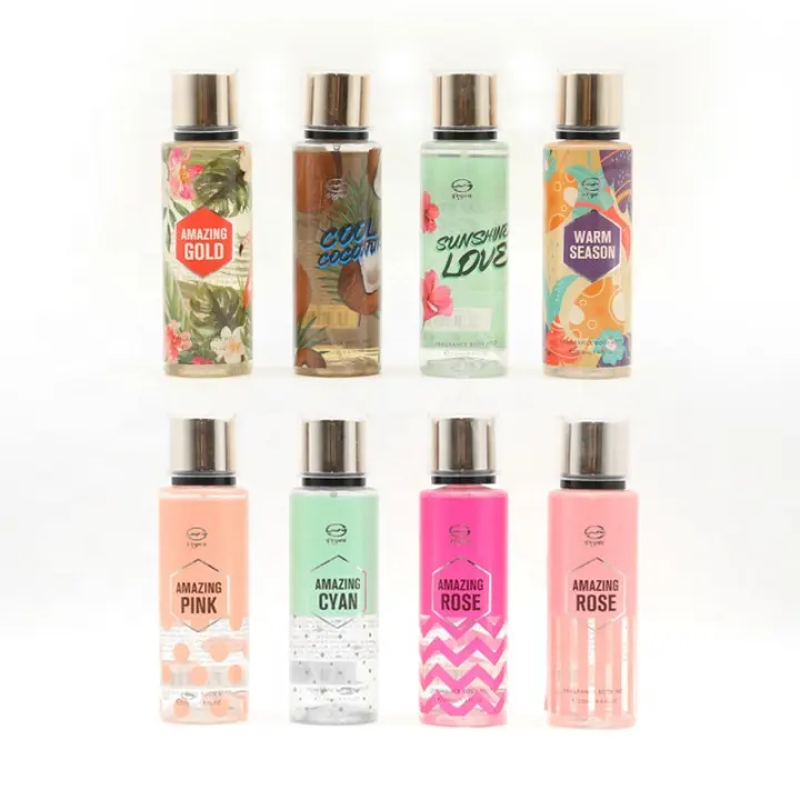 Newest 250ml Body Spray Private Label Fine Fragrance Body Mist Splash For Women