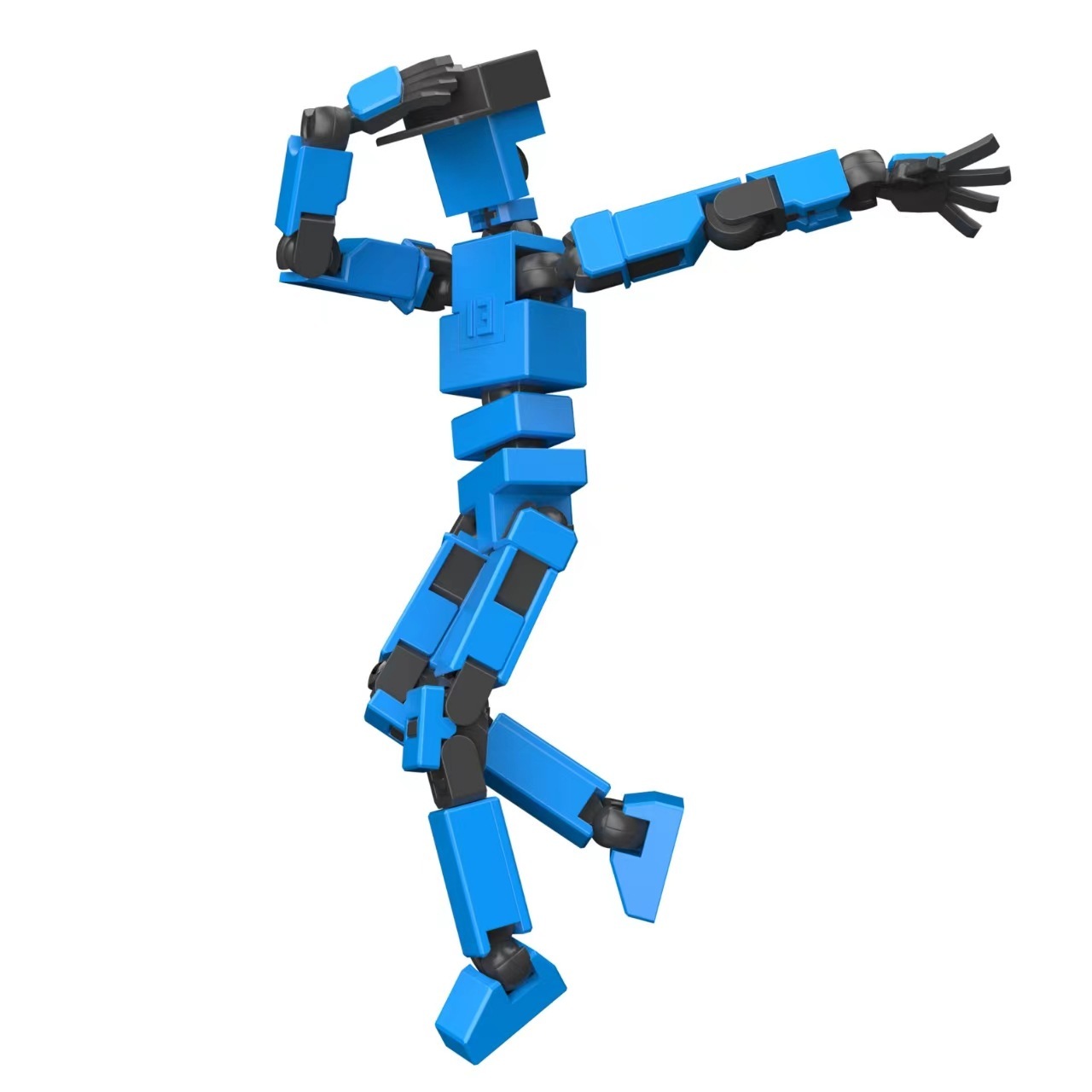Desktop Decoration Lucky Dummy 13 Multi-Joint Moving 3D Printed DIY Assembling Full Body Action Figures Model Toys