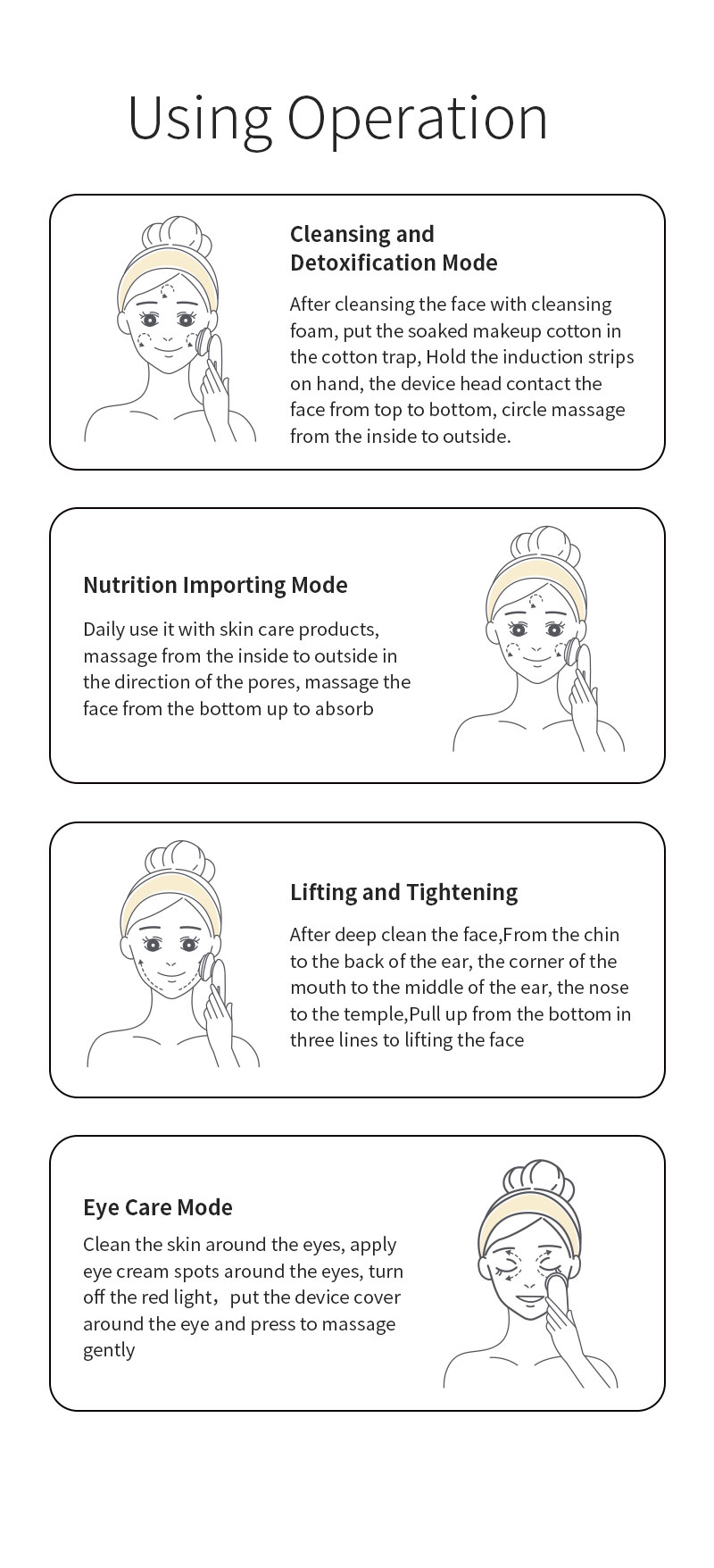 2021 Trending Product Home Facial Massager Portable Care Beauty Instrument