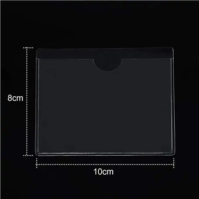 Clear Transparent PVC Parking Permit Holder Ticket Note Holders For Car Van Caravan Windscreen