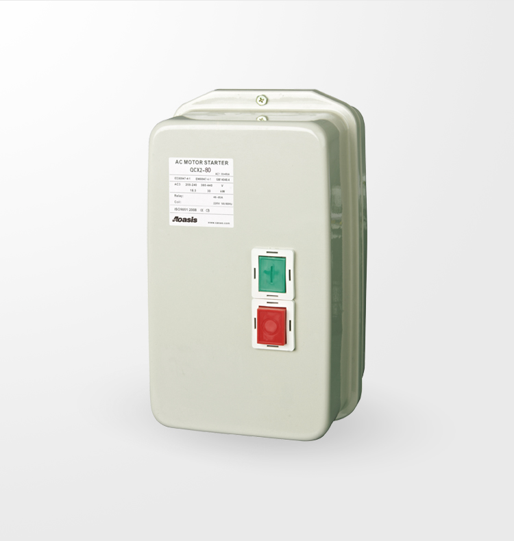 QCX2-80 DOL motor magnetic starter for 3 phase motor Current Range