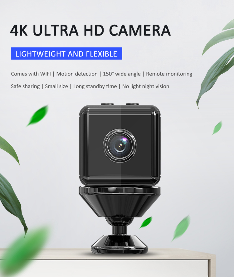 Камера X6D с Wi-Fi, пультом дистанционного управления, ночным видением и углом обзора 150 градусов