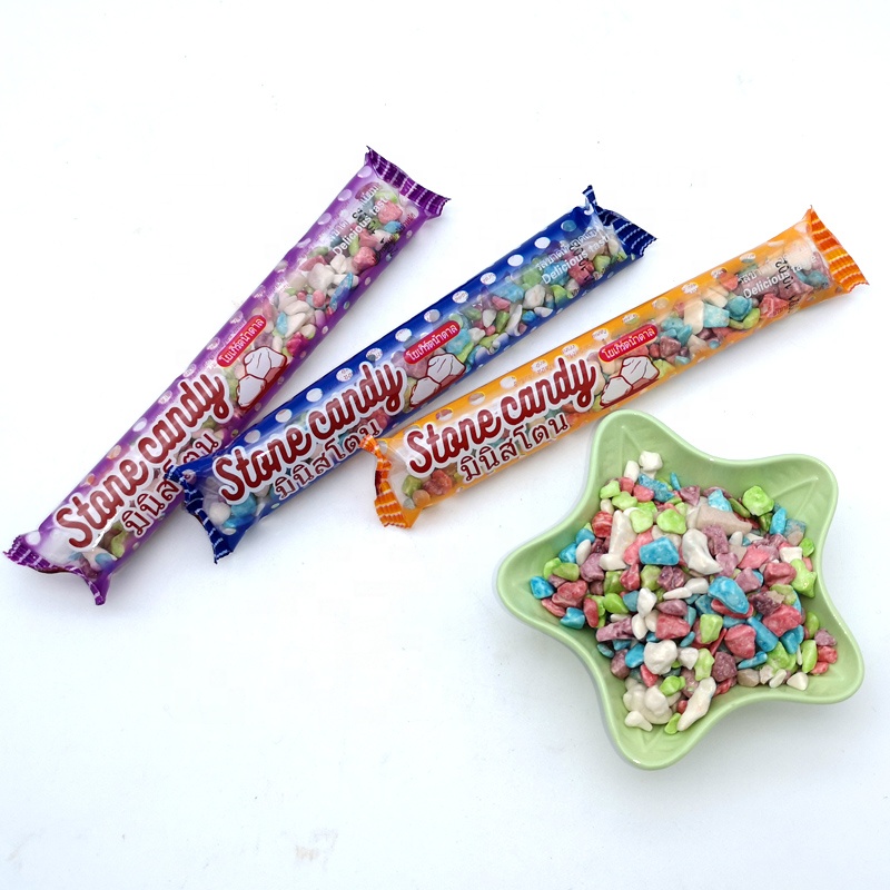 Happyday stone chewy candy multi-color fruit flavor