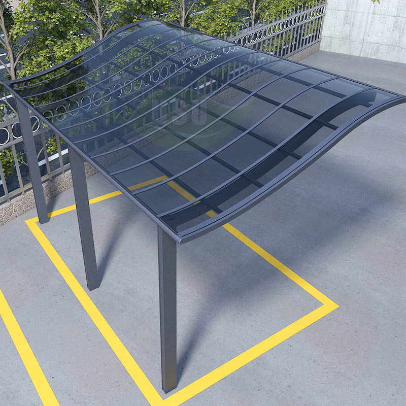 Tettoia E Carports E telaio в алюминиевой древесине Carport