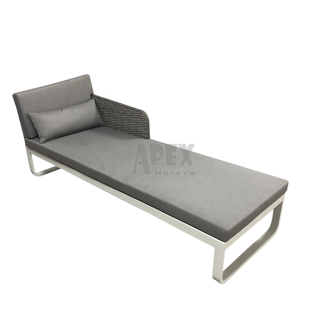 Folding Recliner Adjustable Patio Aluminum Beach Yard Pool Chaise Lounge Chair sun lounge chairs for outside