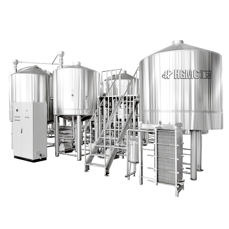 Автоматическая промышленная машина для производства пива 15bbl 30bbl 50bbl 5000l 7000l 10000l, пшеничная пивоварня