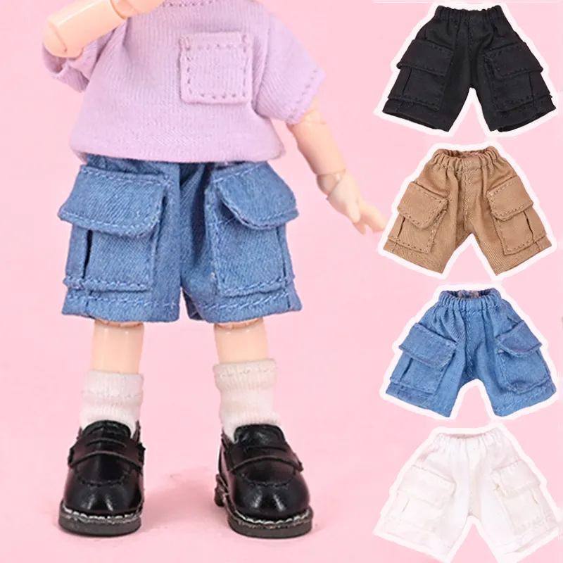 High Quality 1/12 Ob11 Doll Clothing Fashion Doll Mini Shorts Custom Bjd Blythe American Girl 1/6 1/4 Doll Clothes Accessories