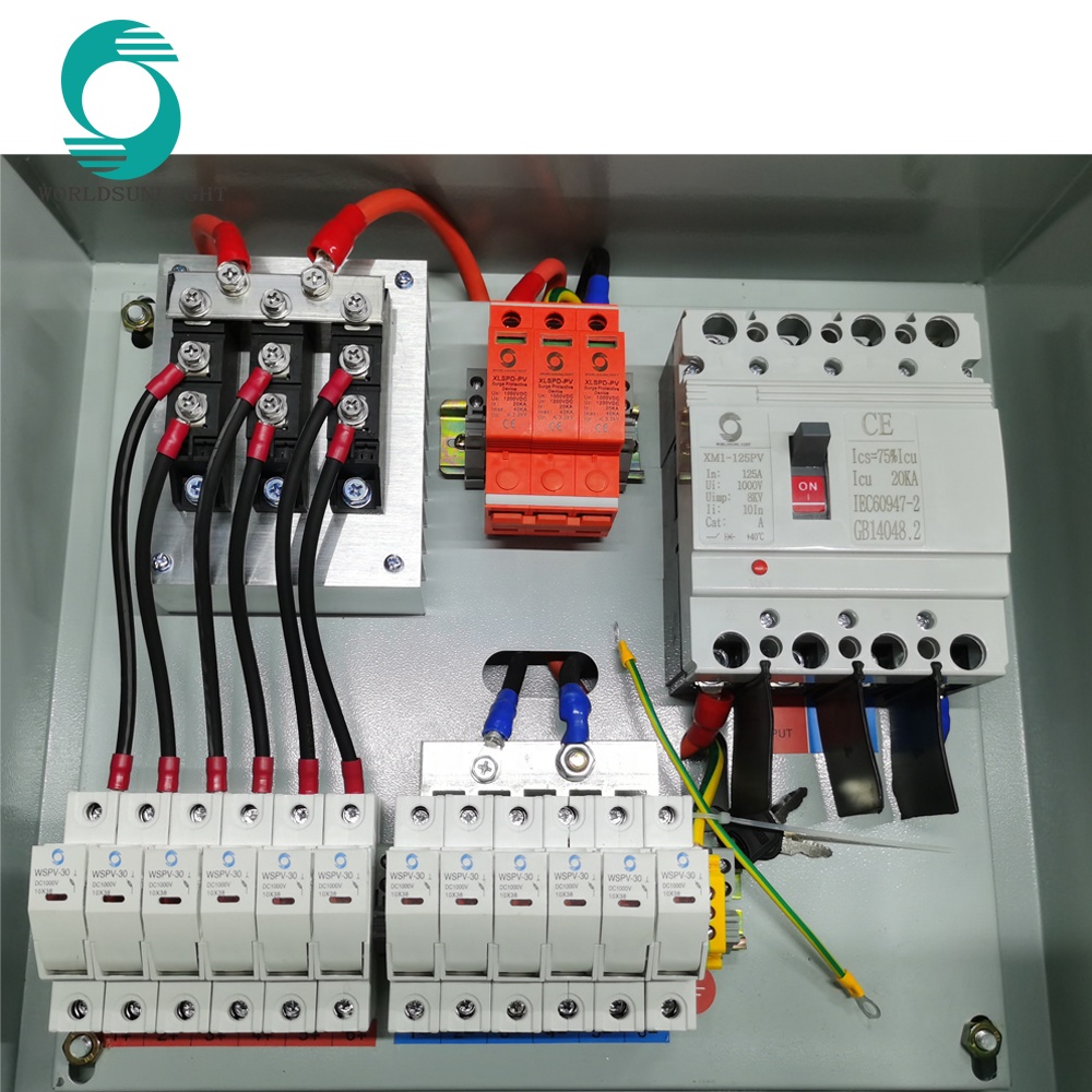 IP65 DC 550v 1000V 2 4 5 6 8 10 12 16 24 ways string solar PV combiner box for solar power system