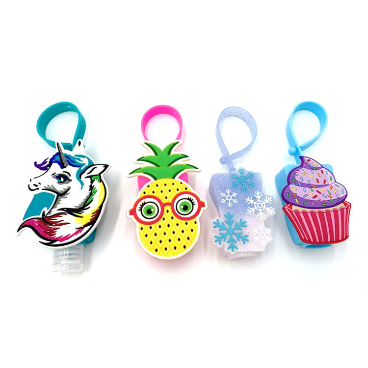 Карман для путешествий маленький Pocketbac портативный мультфильм Силиконовые персональные дезинфицирующее средство для рук пустой бутылки для воды диспенсер держатель 60 мл для детей