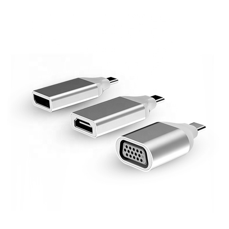 TOYOUMI Aluminum Type C Hub 3 Types of Interface Adapter
