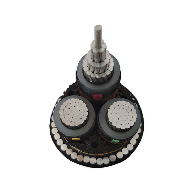 8,7/15kv бронированный стальной проволоки с изоляцией из сшитого полиэтилена кабель питания 3 Core 240 sqmm
