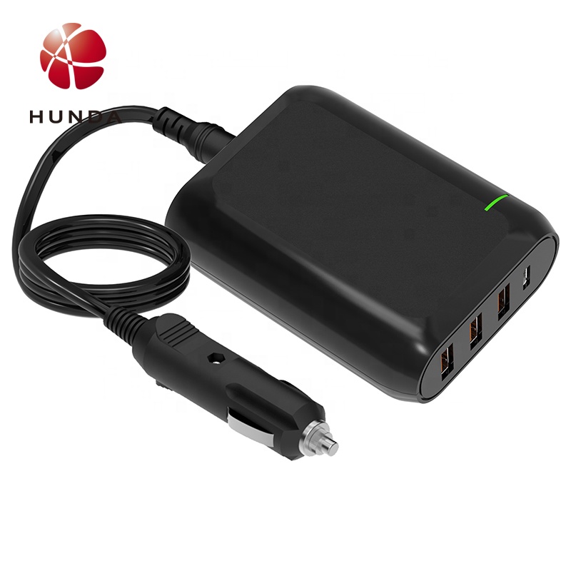 Высокопроизводительное быстрое зарядное устройство USB 120 Вт USB-C PD QC3.0 100 Вт с быстрой зарядкой 3,0 для смартфонов и планшетов в автомобиле