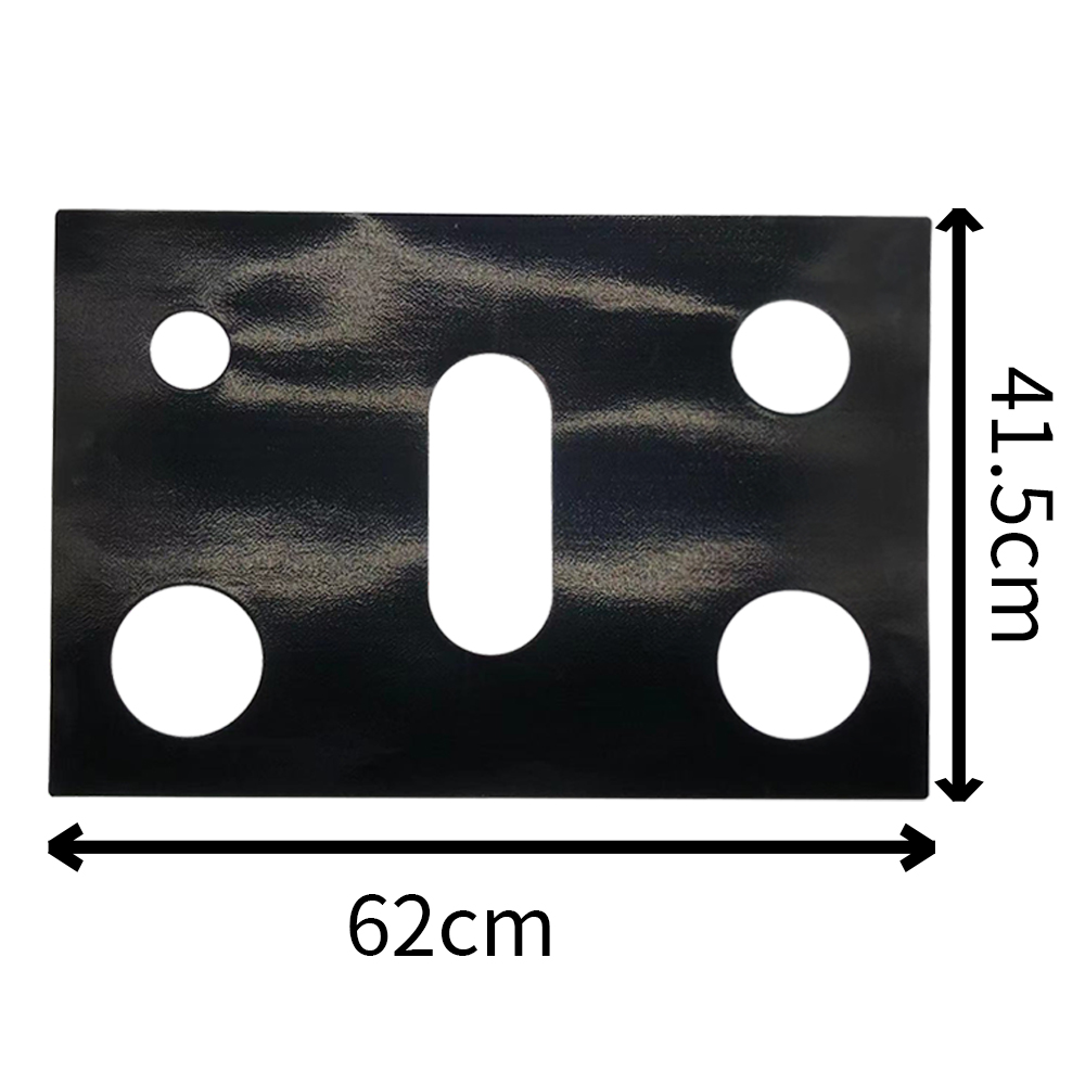 Best service model NA30K6550TS/AA black thickness 0.4mm 5 holes Black color Oven Square Protectors Liner