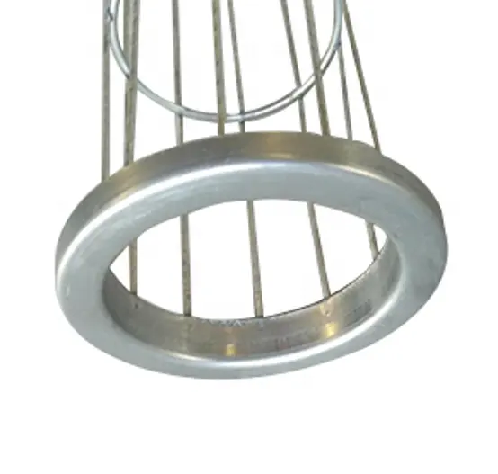 Customized Filter Cage Q235 304ss 316L 150mm diameter 16wires with top tube or venturi matching air dust filter bag house
